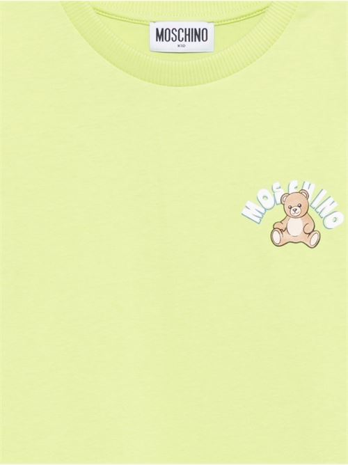 T-shirt unisex Moschino Kid Teen verde MOSCHINO KID-TEEN | HWM058LAA0130355